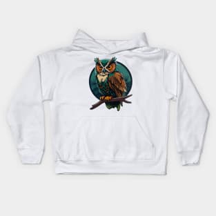 Magnetic owl Kids Hoodie